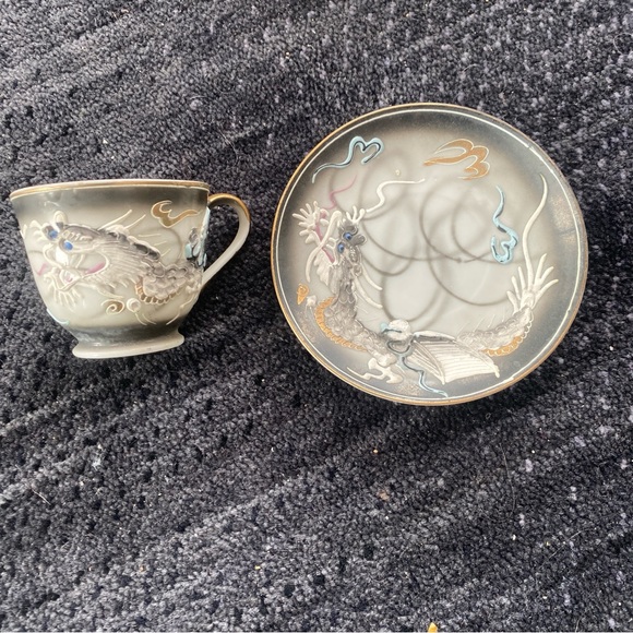 ⭐️ Japanese 16 pcs Moriage Dragonware Tea Set⭐️ - Picture 3 of 9